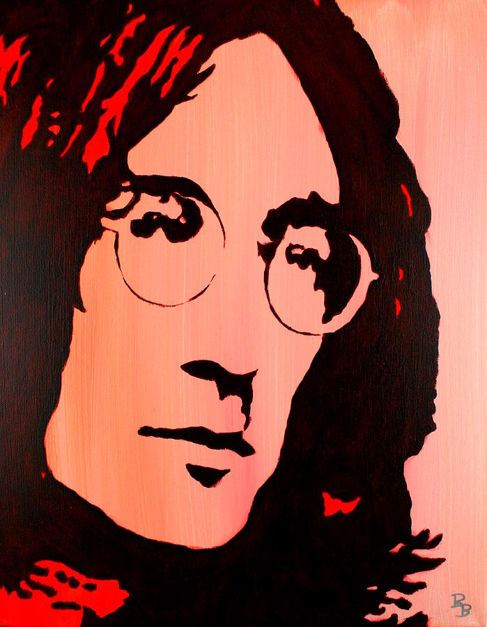 699x900 John Lennon Beatles Pop Art Painting By Bob Baker - John Lennon Painting