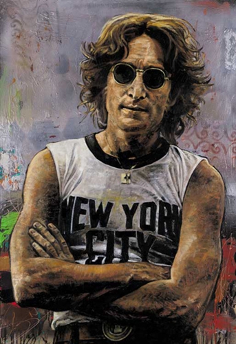 343x500 John Lennon, New York By Stephen Holland. 2011 - John Lennon Painting