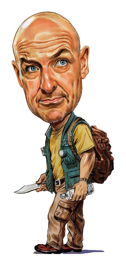 427x900 Terry Oquinn As John Locke Painting By Art Cartoons - John Locke Painting