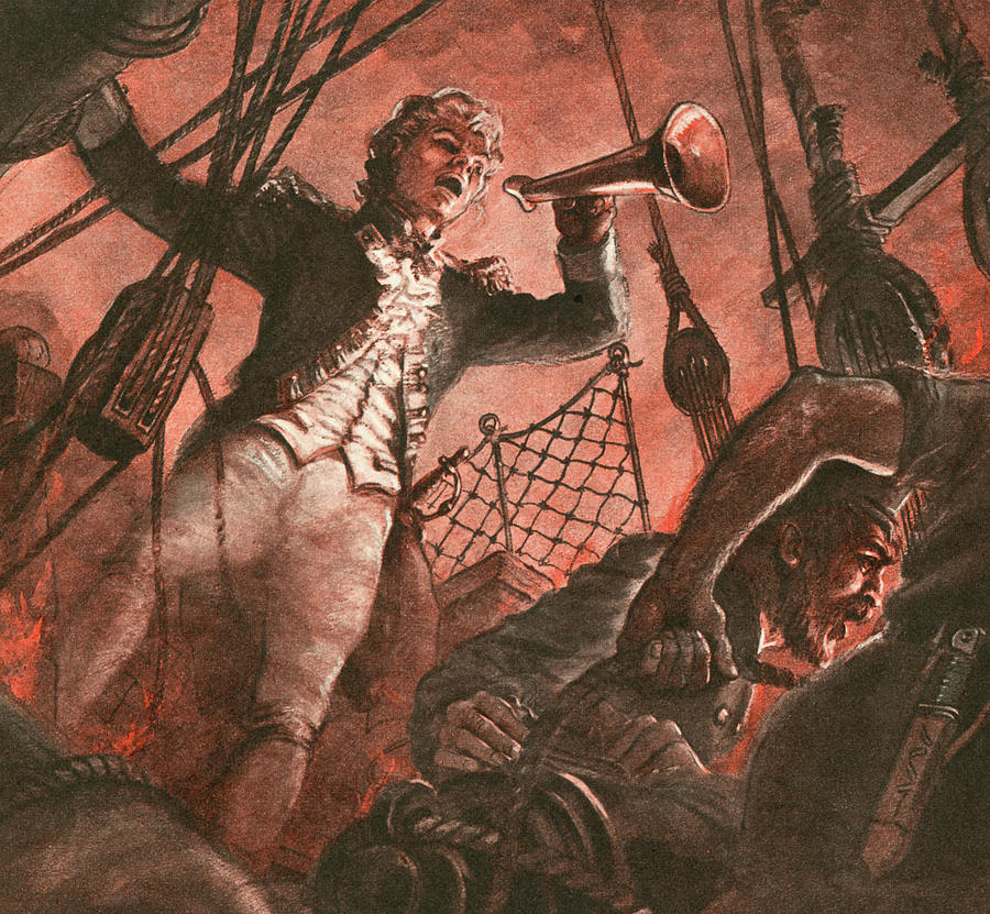 900x831 John Paul Jones, Founder Of The American Navy Painting By Peter - John Paul Jones Painting