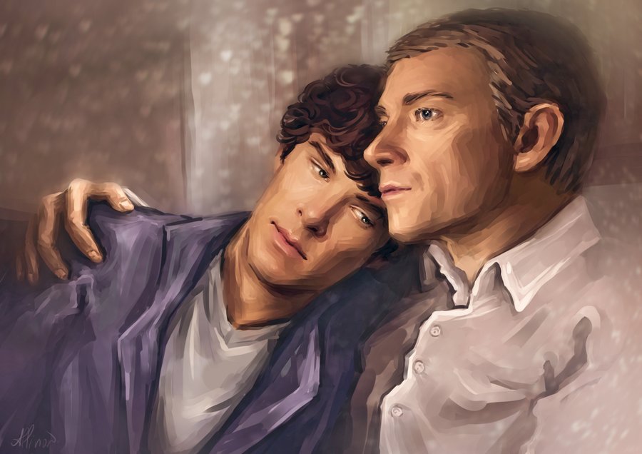 900x636 Lacuna03 By Allinor - John Sherlock Painting