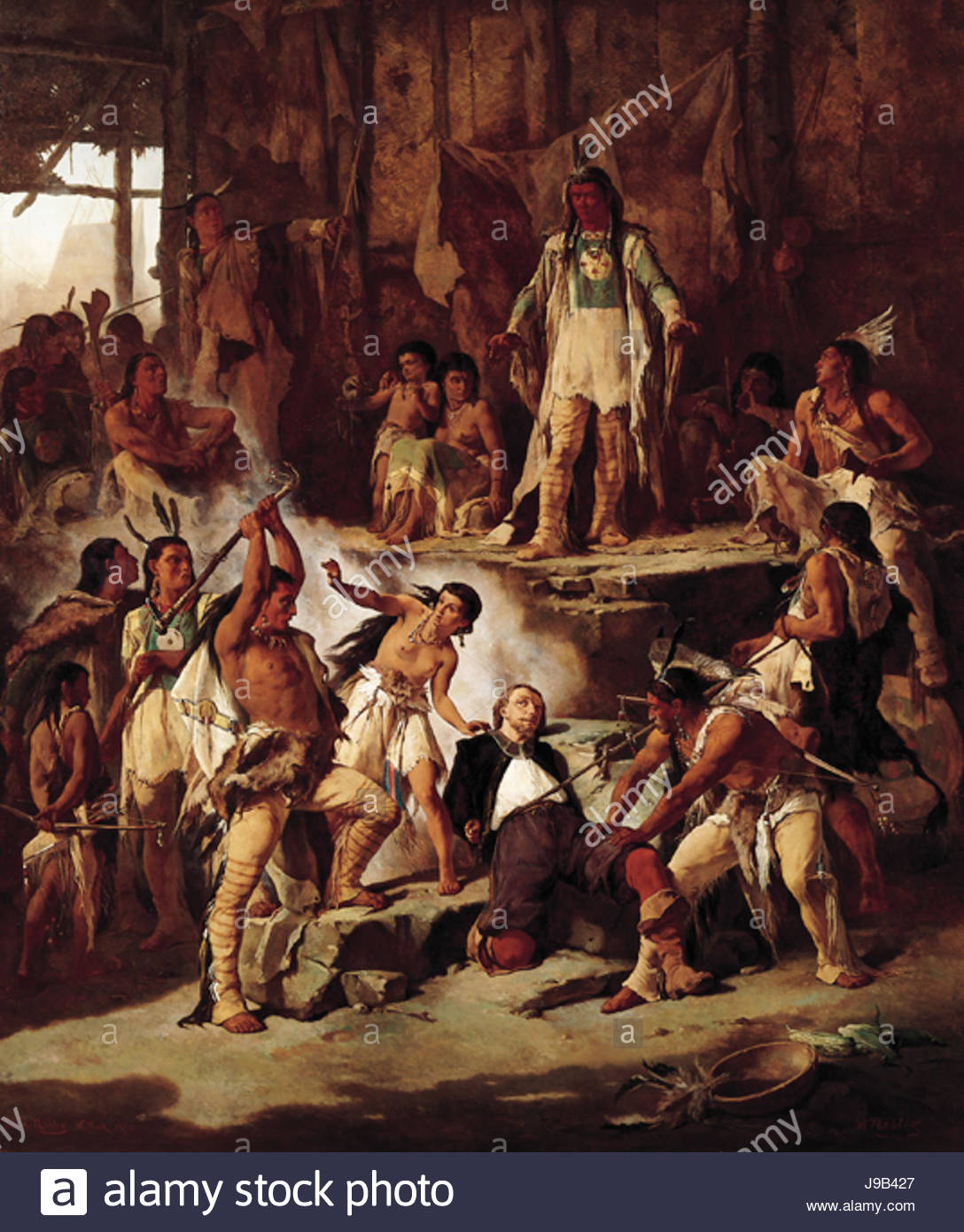 1088x1390 Pocahontas And John Smith Stock Photo 143459519 - John Smith Painting