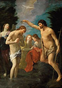 220x312 St. John The Baptist. Martyr Amp Cousin Of Jesus. John Baptizing - John The Baptist And Jesus Painting