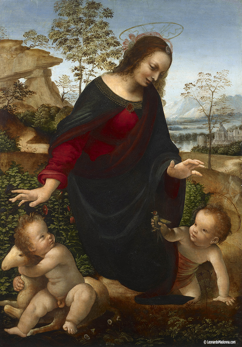 821x1179 The Madonna And Child With The Infant St. John The Baptist - John The Baptist And Jesus Painting