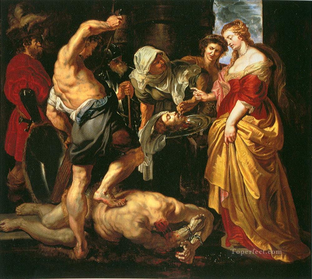 1000x892 Beheading Of St John The Baptist Peter Paul Rubens Painting In Oil - John The Baptist Painting