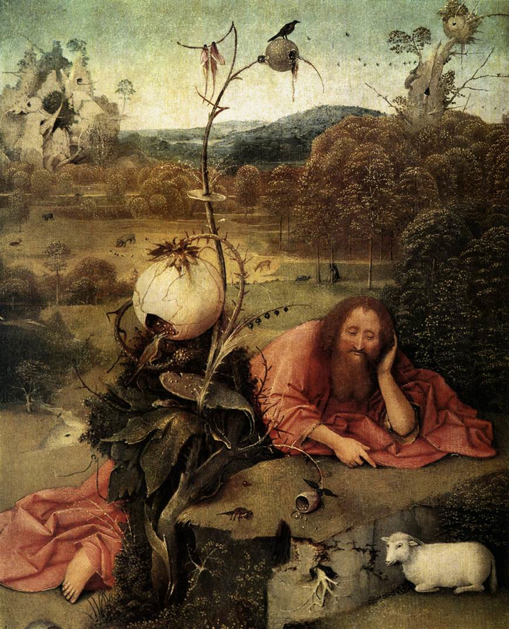 728x900 Epph Bosch's St. John In The Wilderness (1504 5) - John The Baptist Painting