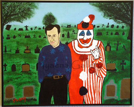 451x360 The Strange History Of This John Wayne Gacy Painting The 13th Floor - John Wayne Gacy Painting