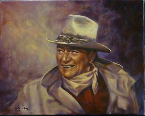 John Wayne Painting at PaintingValley.com | Explore collection of John ...