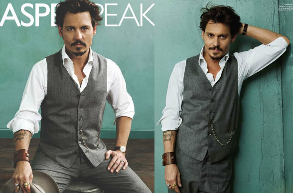 588x387 Johnny Depp Eye Candy 1 Read In 2 This's Blog - Johnny Depp Elephant Painting