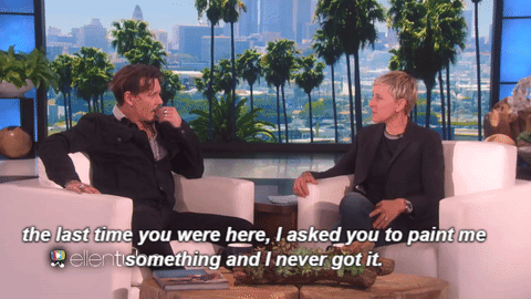 480x270 Calumhisbutt Johnny Depp Saying He Will Paint The Elephant - Johnny Depp Elephant Painting