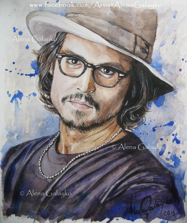 Johnny Depp Painting