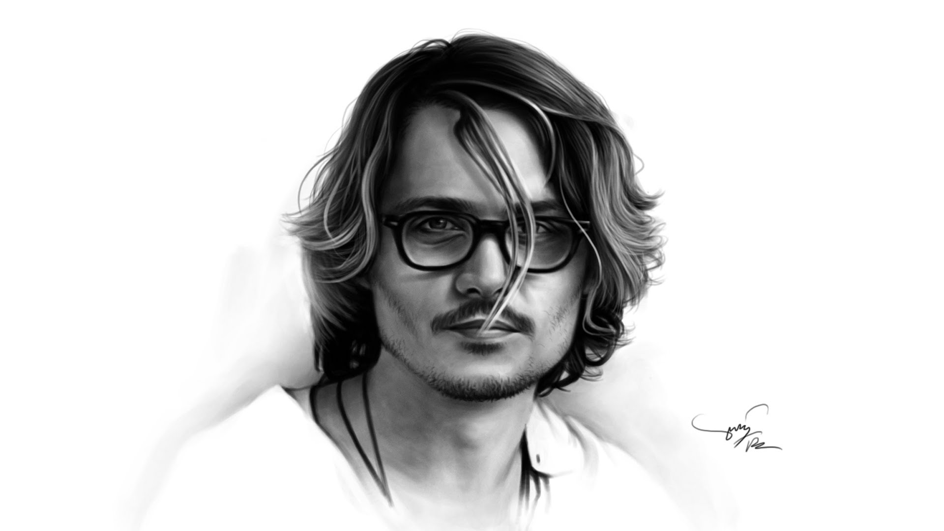 1920x1080 Speed Painting Johnny Depp - Johnny Depp Painting