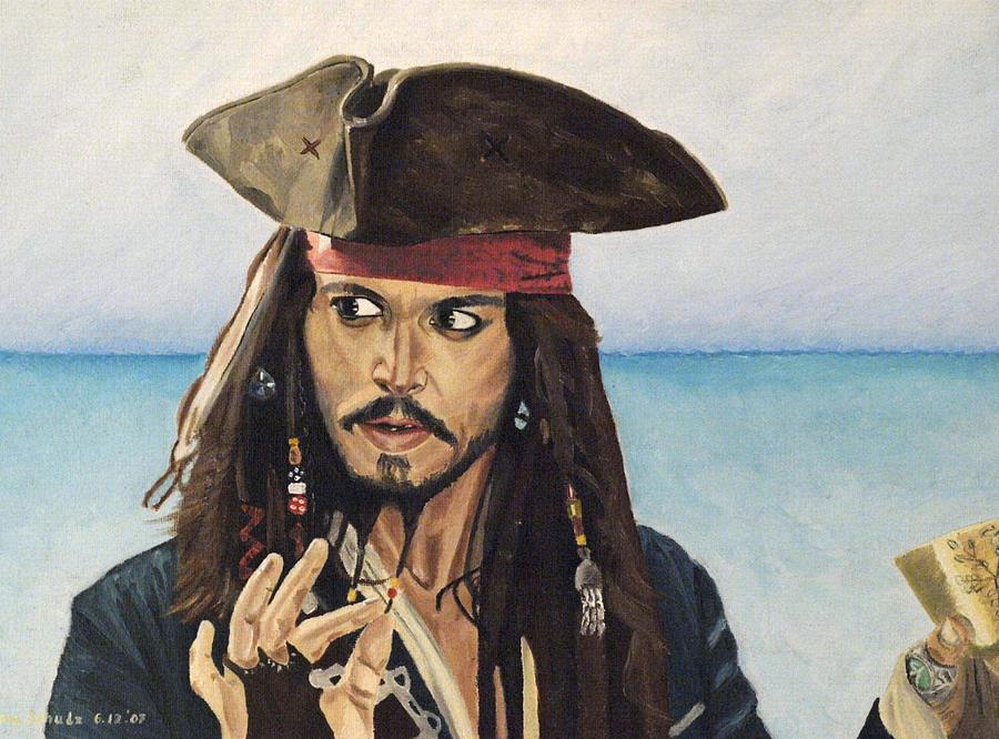 900x666 Johnny Depp - Johnny Depp Painting