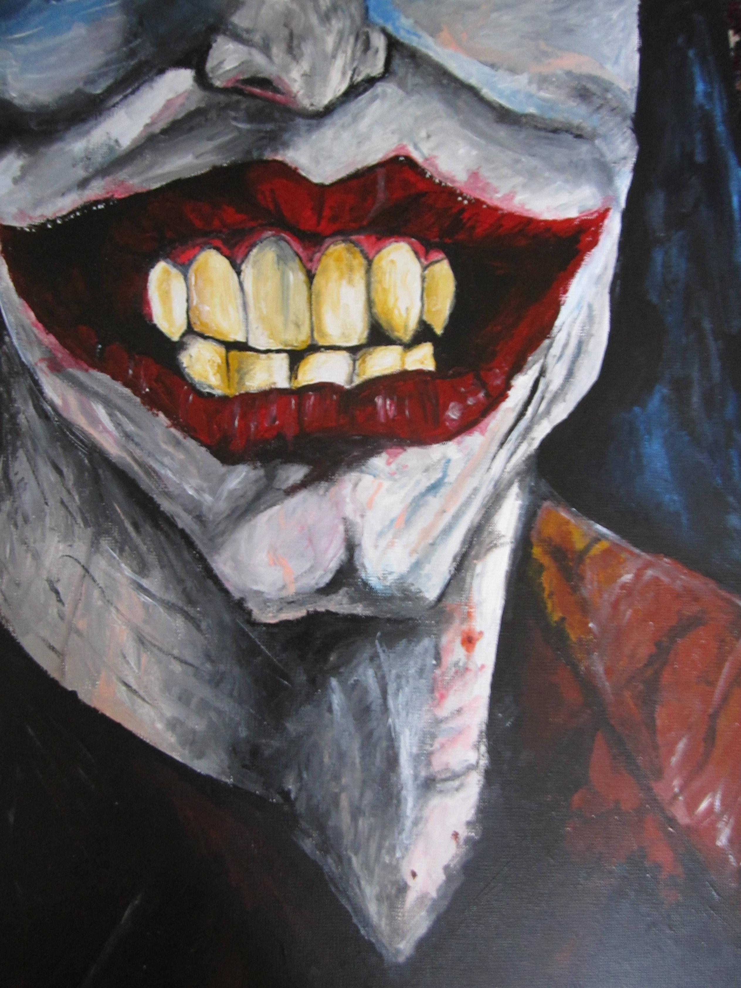 2527x3370 Joker Acrylic Painting. - Joker Acrylic Painting