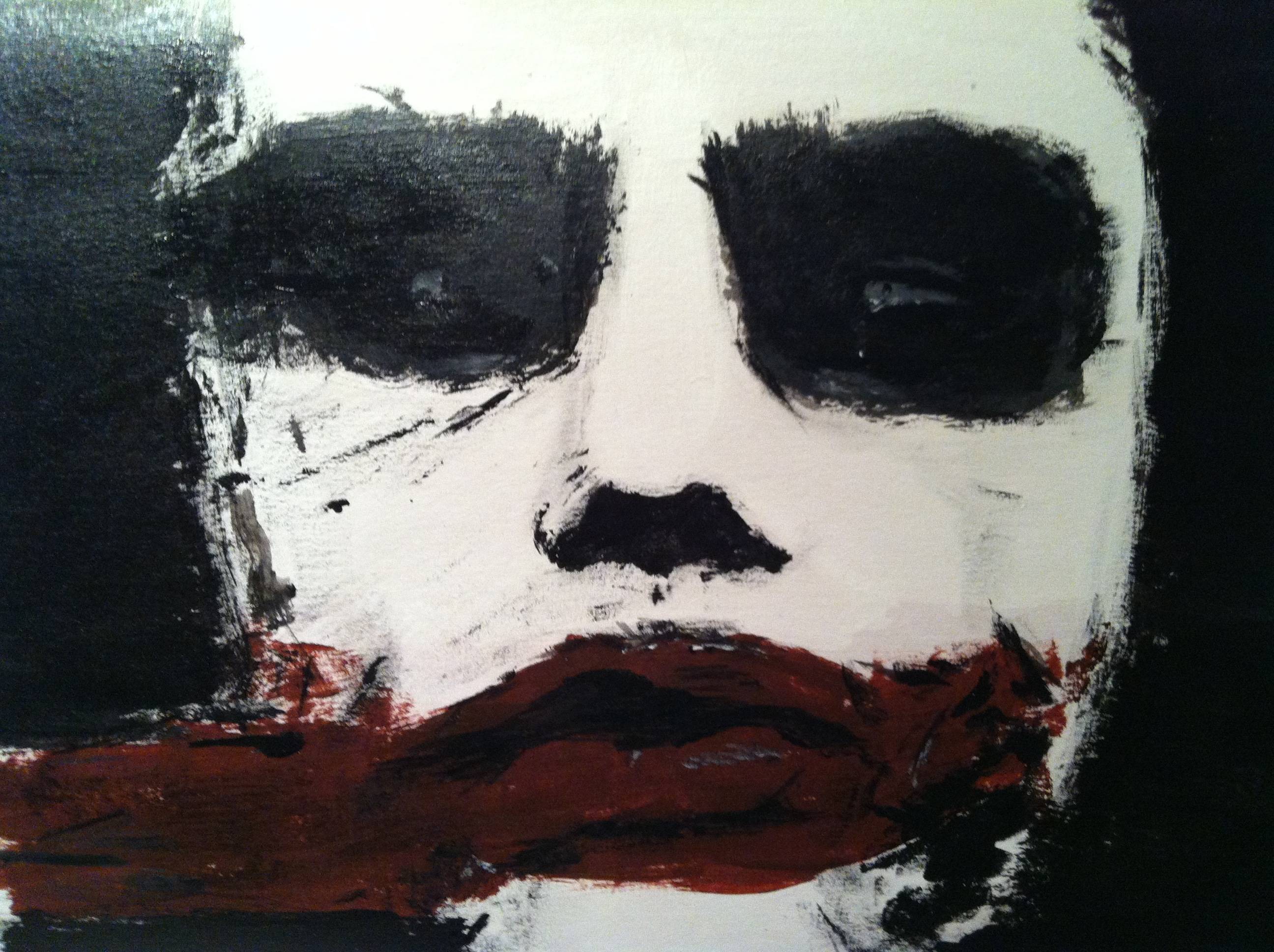 2592x1936 Joker In Acrylic Paint, How'D I Do - Joker Acrylic Painting