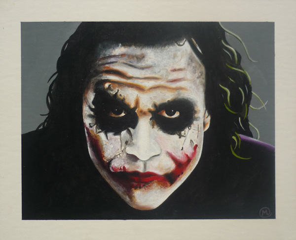 Joker Acrylic Painting at PaintingValley.com | Explore collection of ...