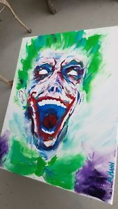 169x300 Original Joker Acrylic Painting Dc Comics Ebay - Joker Acrylic Painting