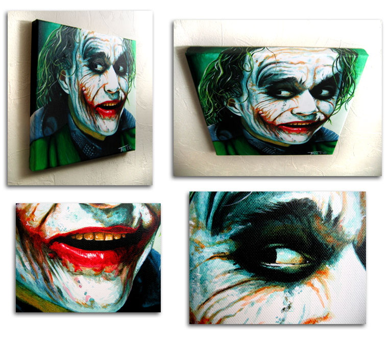762x668 Painting - Joker Acrylic Painting