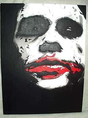 300x400 Canvas Painting Dark - Joker Acrylic Painting