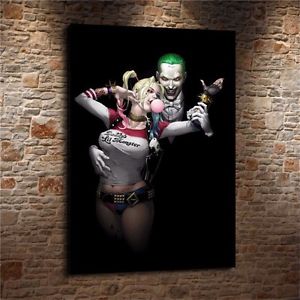 300x300 Joker And Harley Quinn,hd Canvas Print Home Decor Wall Art - Joker And Harley Painting