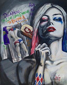 237x300 Harley Quinn Painting - Joker And Harley Quinn Painting