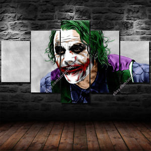 300x300 Joker Painting Art Heath Ledger Why So Serious Large Canvas Hd - Joker Canvas Painting