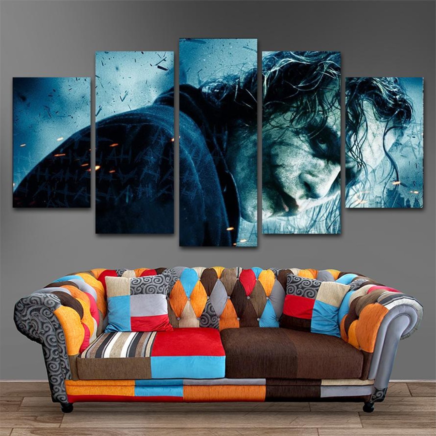 1500x1500 Bm Joker Canvas Painting Dakmoon We Will Rock You - Joker Canvas Painting