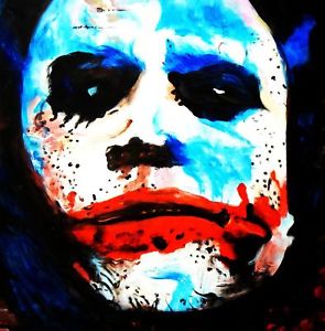 295x300 Homage To The Dark Knight - Joker Oil Painting