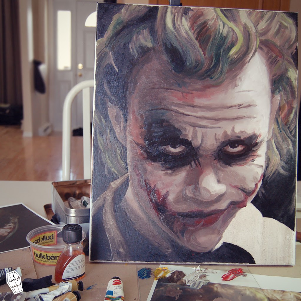1023x1024 Joker Oil Painting V (Pt.4) - Joker Oil Painting