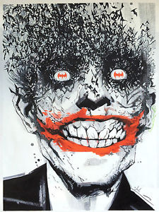 225x300 24x36 Joker Batman Ledger Dc Comics Real Oil Painting On Canvas - Joker Oil Painting