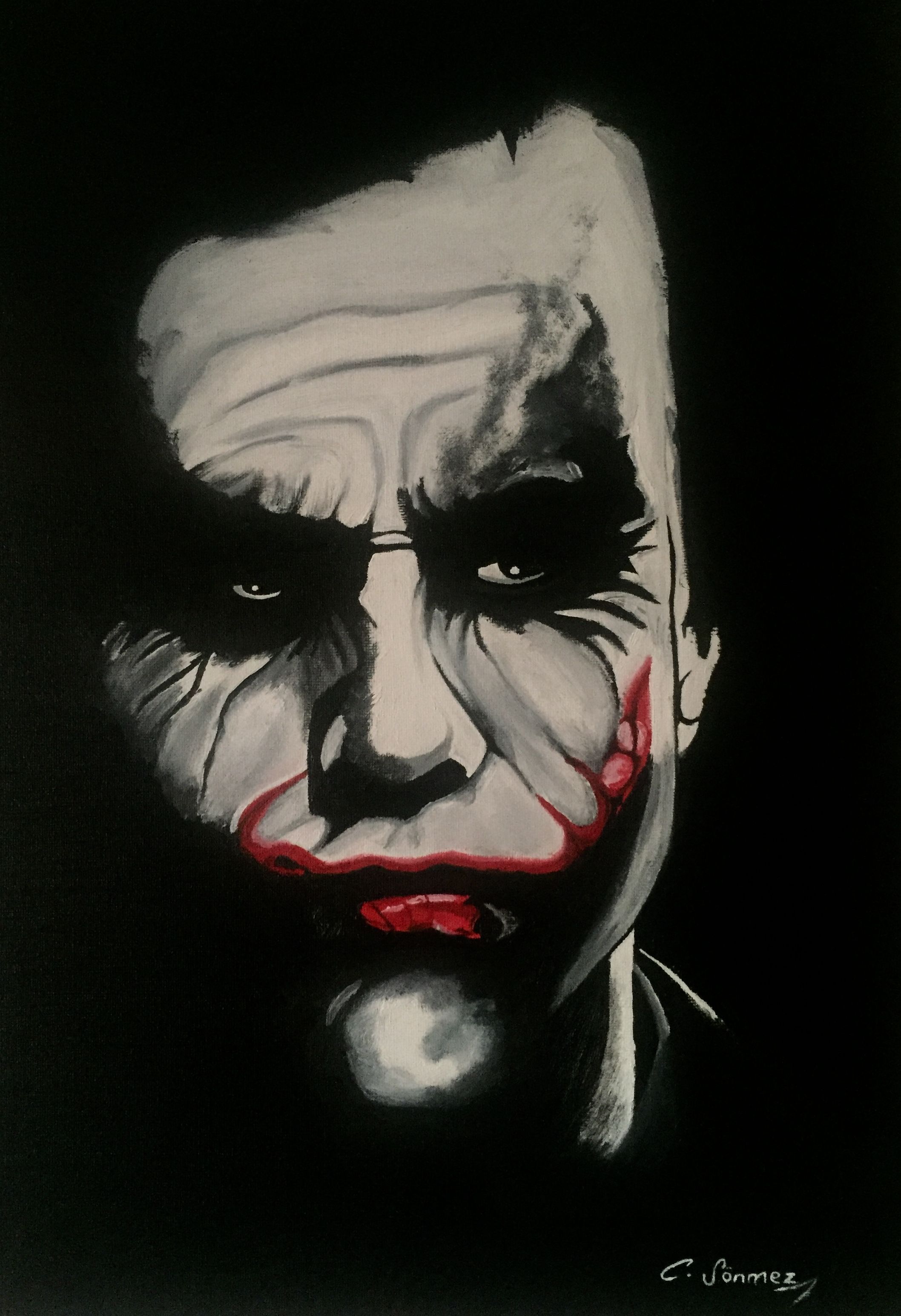 2116x3089 Joker - Joker Oil Painting