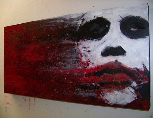 500x384 Awesome Stuff Joker Oil Painting - Joker Oil Painting