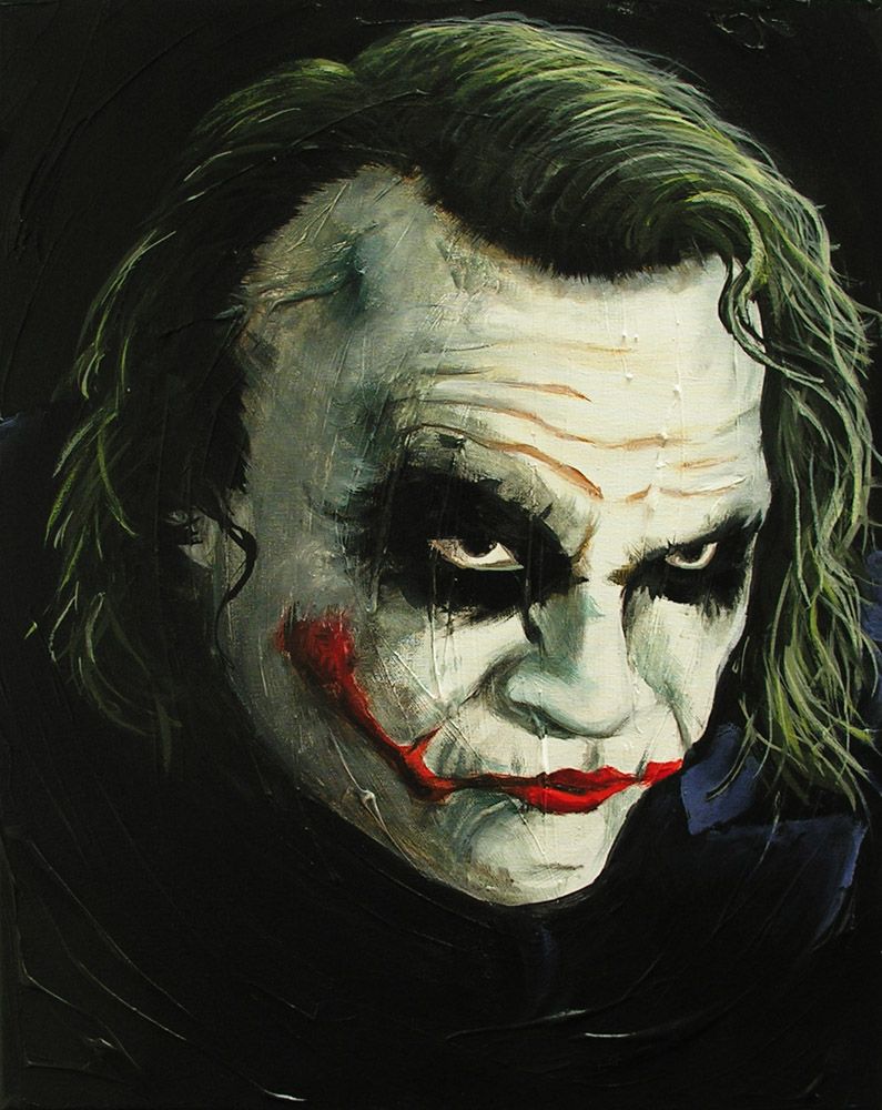 Joker Painting at PaintingValley.com | Explore collection of Joker Painting