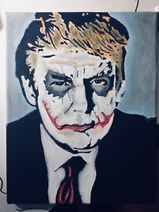 225x300 Donald Trump Painting Ebay - Joker Painting
