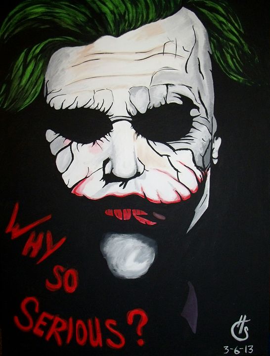 546x720 Joker - Joker Painting
