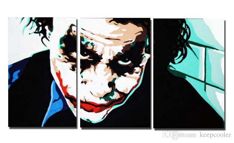 800x488 2018 100%handmade Pop Art Painting Abstract Modern Decoration Oil - Joker Painting Abstract