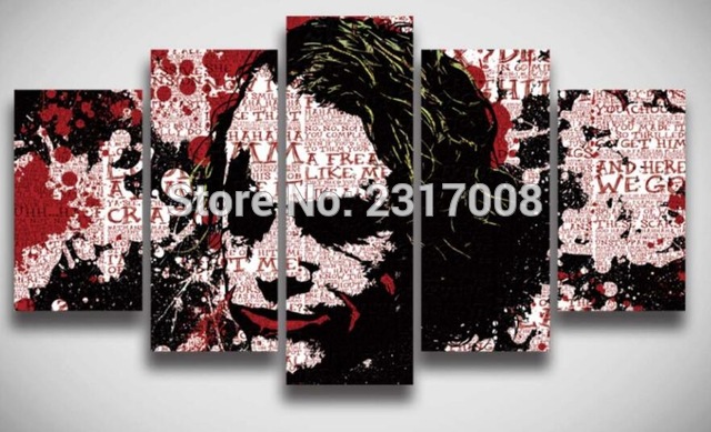 640x389 Wall Pictures For Living Room Big Sale ! On Modular Picture Joker - Joker Painting Abstract