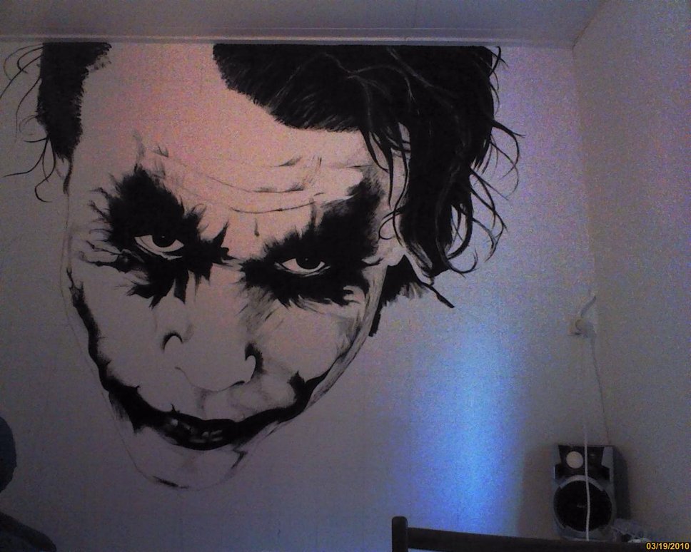 Joker Wall Painting At Paintingvalley.com 