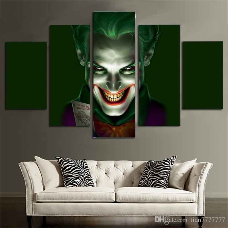 800x800 2018 Hd Printed Canvas Painting Joker Picture Room Decor Print - Joker Wall Painting