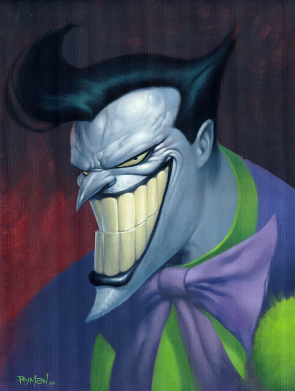 603x800 Joker By Namesjames - Joker Was Here Painting