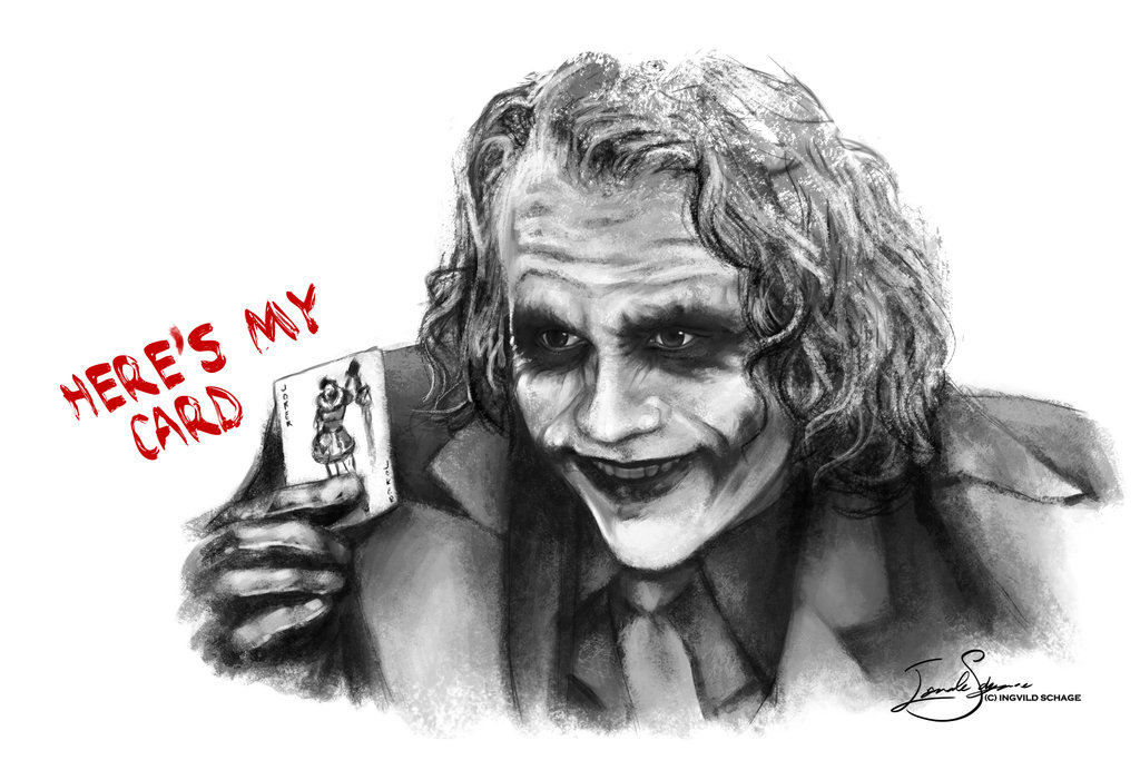 1024x692 The Joker - Joker Was Here Painting