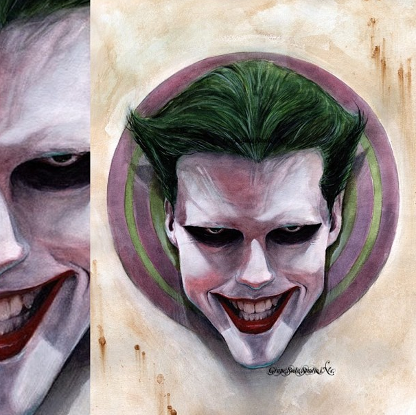 Joker Watercolor Painting at PaintingValley.com | Explore collection of ...