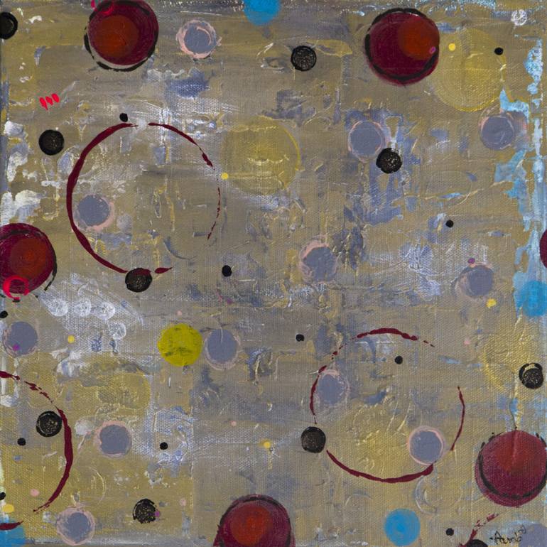 770x770 Saatchi Art Bubbles I Painting By Deborah Jolly - Jolly Painting