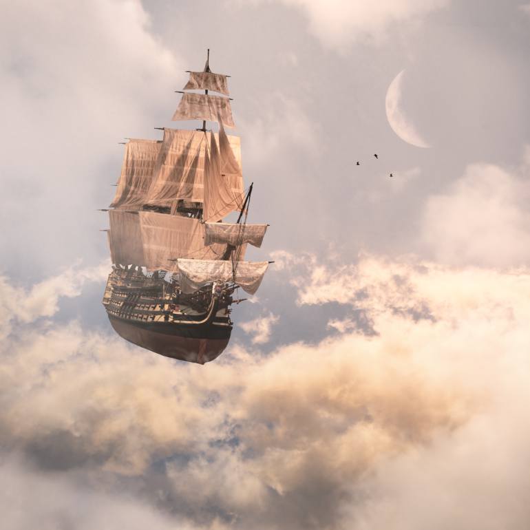 770x770 Saatchi Art Jolly Roger - Jolly Roger Painting