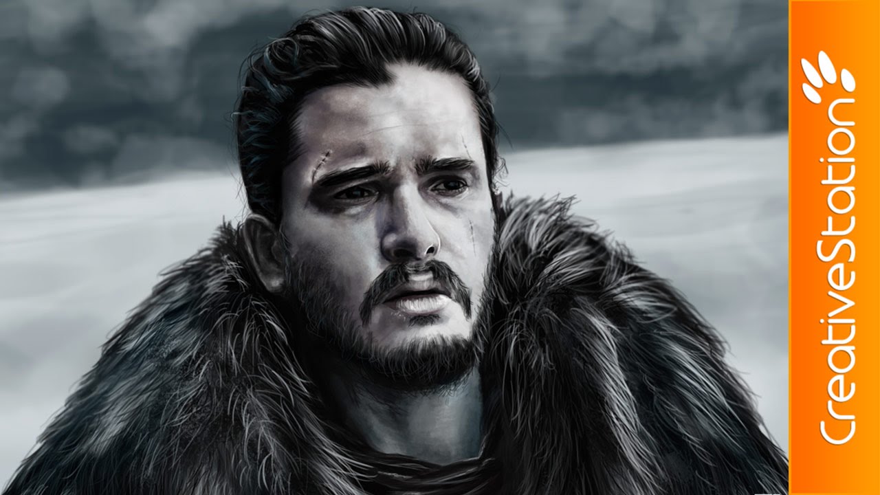 1280x720 Jon Snow - Jon Snow Painting