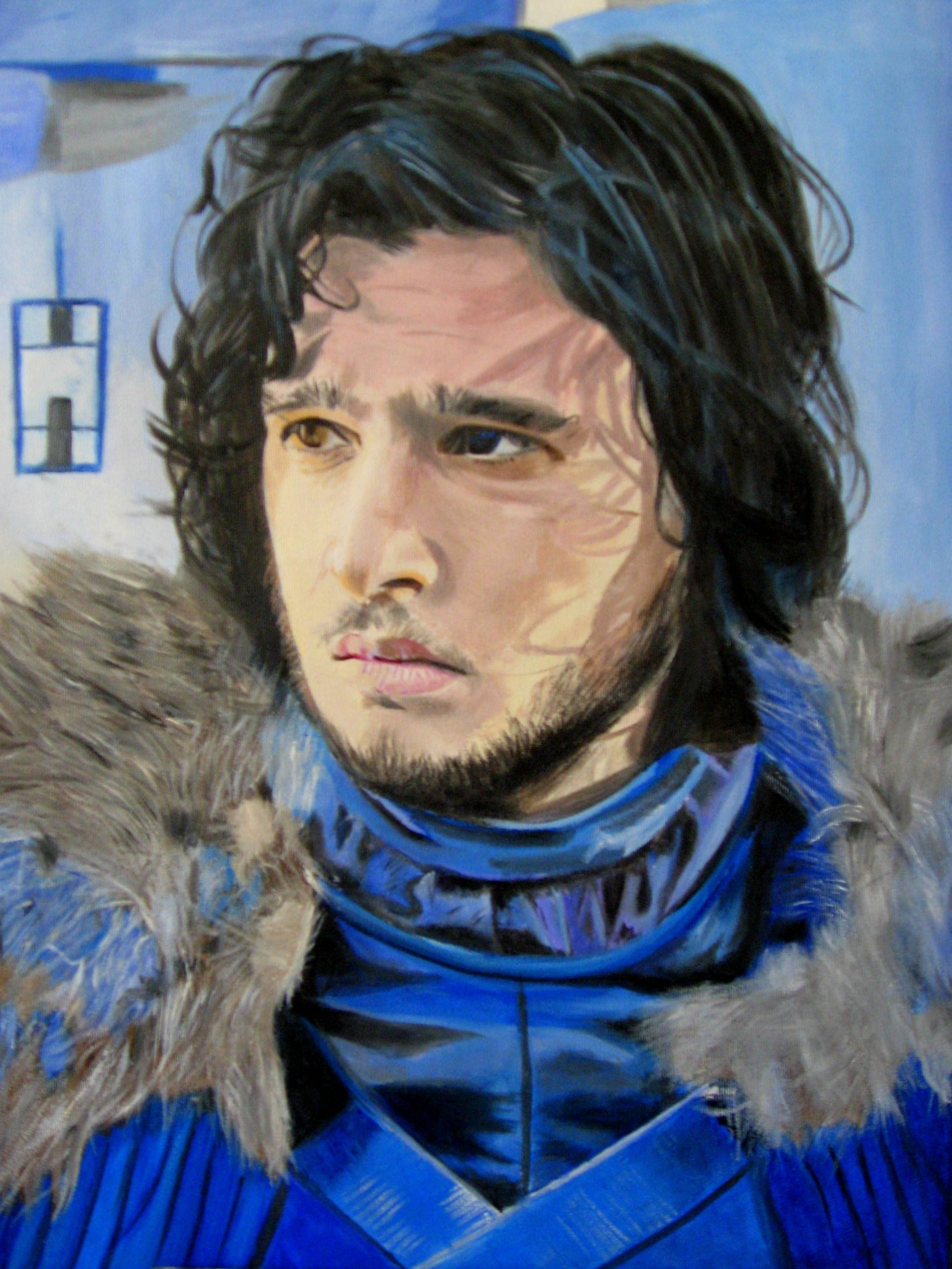 Jon Snow Painting at PaintingValley.com | Explore collection of Jon ...