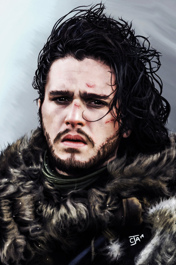 729x1097 Got Jon Snow By Ignis Vitae - Jon Snow Painting