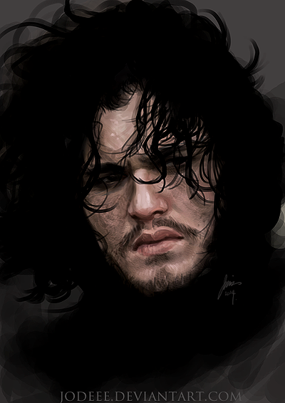 400x566 Jon Snow - Jon Snow Painting