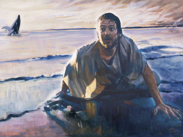 596x447 Jonah On The Beach - Jonah Painting
