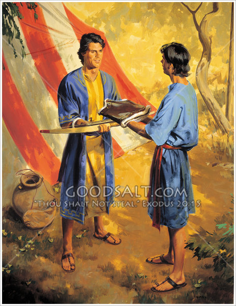 464x600 Gifts For A Friend - Jonathan And David Painting